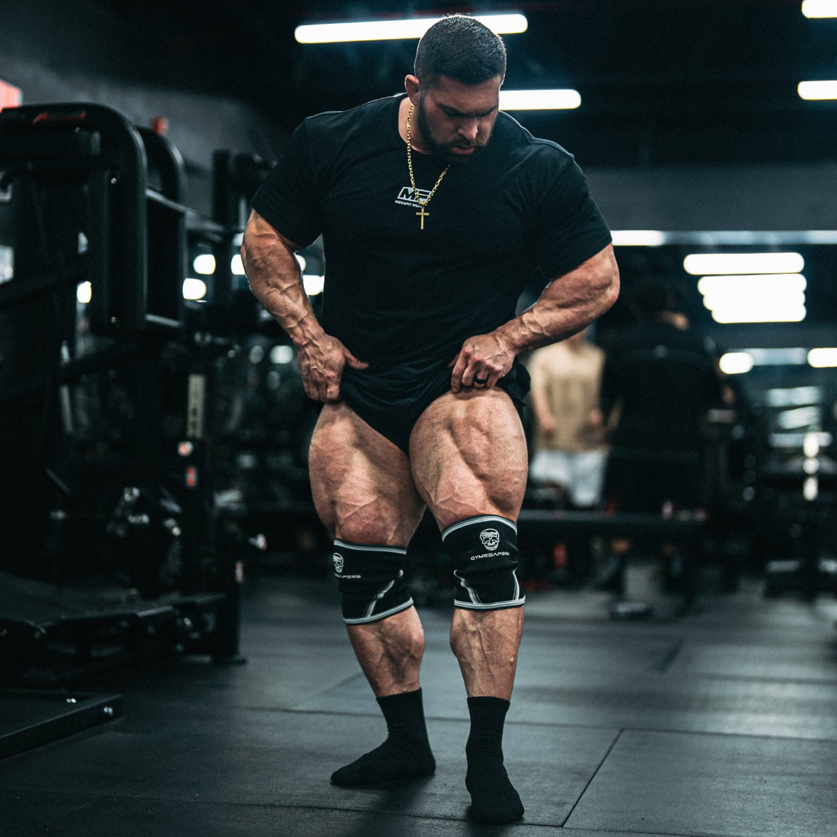7MM Knee Sleeves - Black/Black