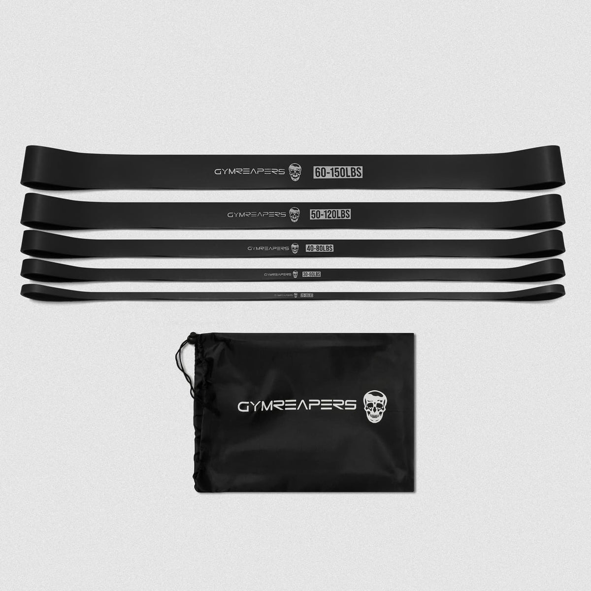 All Black Resistance Band Set