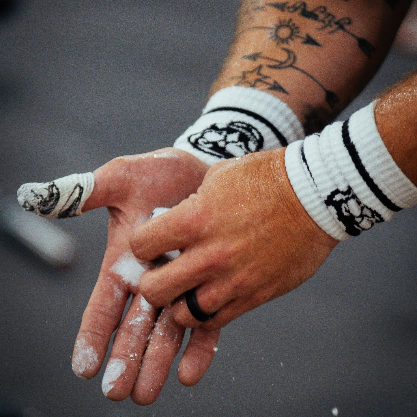 Skull Wrist Bands - White