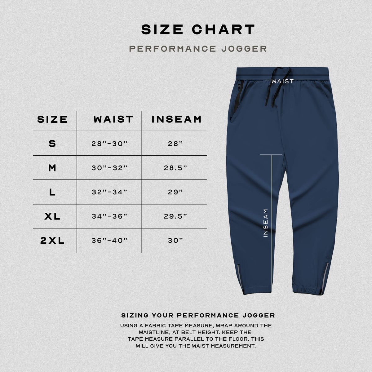 Performance Joggers - Navy
