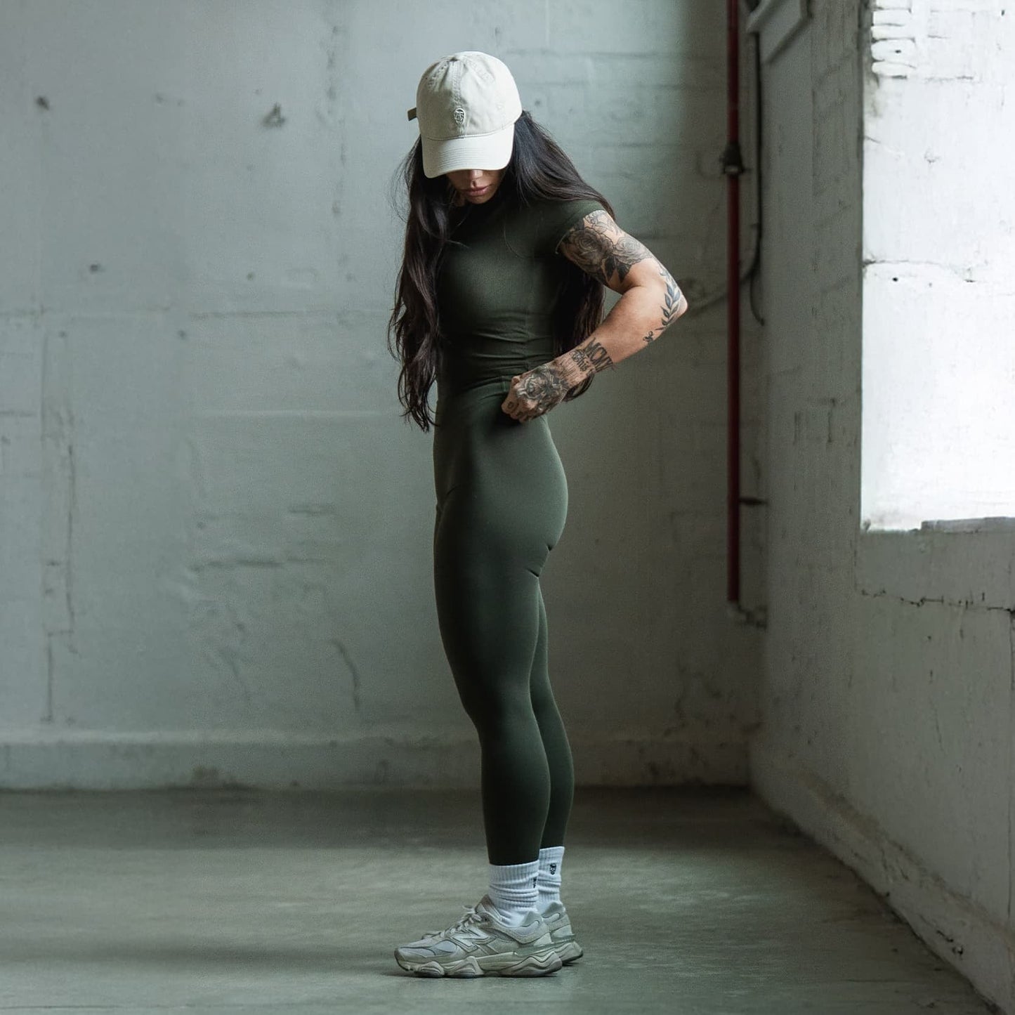 Axis Support Baby Tee - OD Green