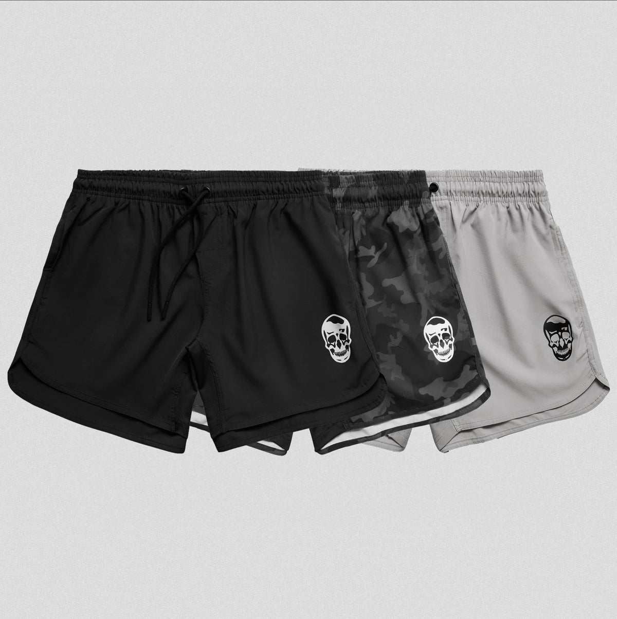 Training Shorts 3-Pack - Black/Midnight Camo/Slate