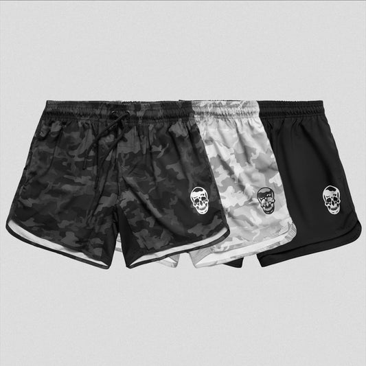 Training Shorts 3-Pack - Midnight Camo/White Camo/Black