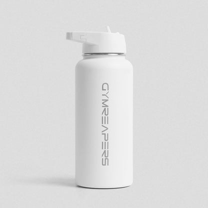 32 oz Stainless Steel Water Bottle - White
