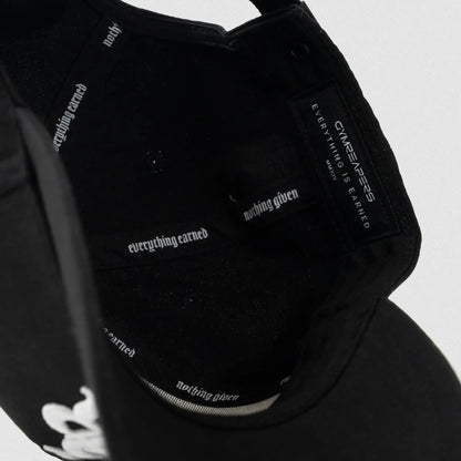 5-Panel Initial Hat - Black/White