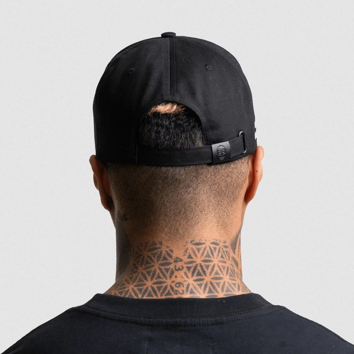 5-Panel Initial Hat - Black/White