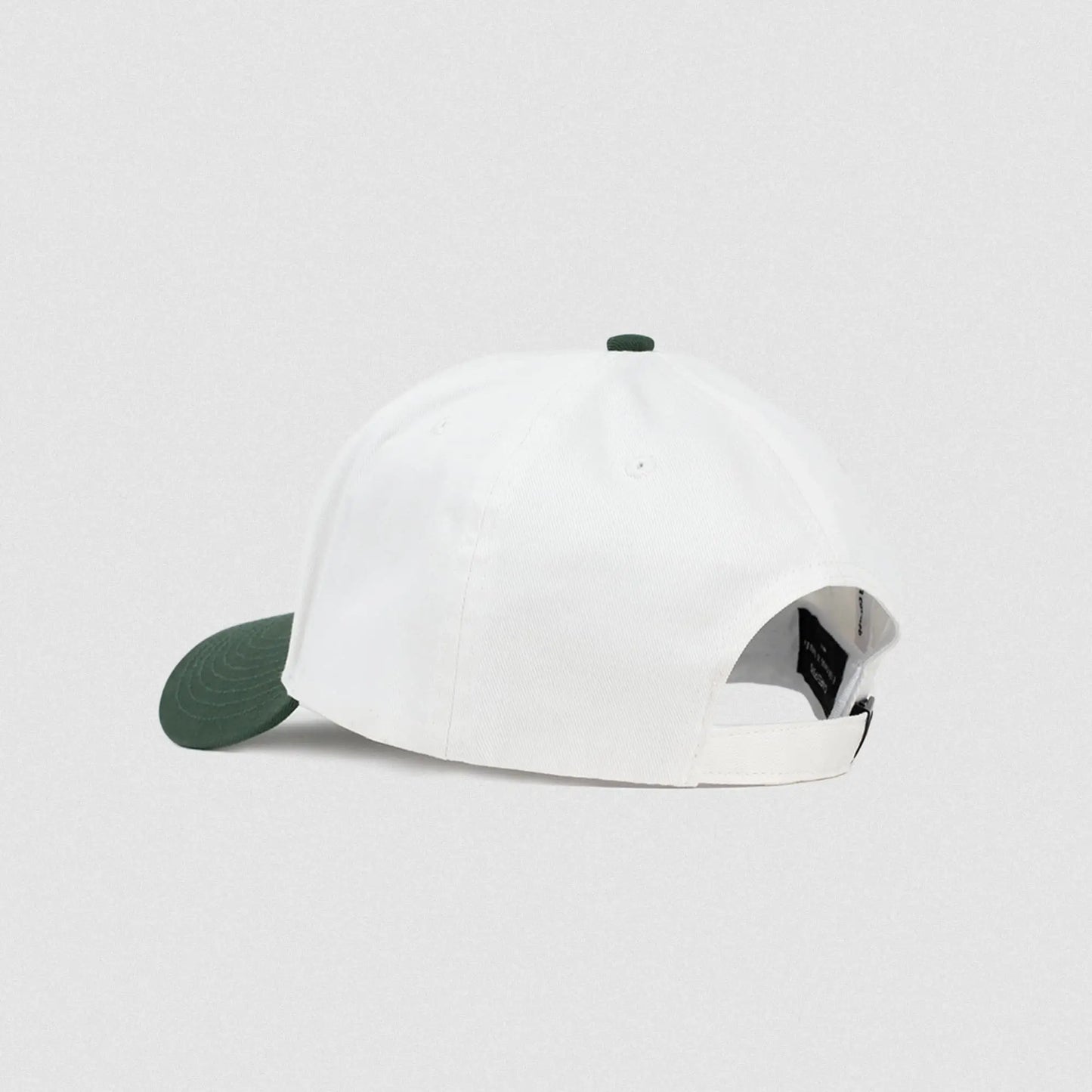 5-Panel Skull Hat - White/Green