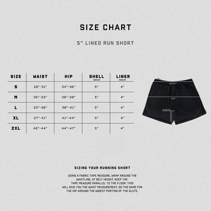 Ghost 5" Run Shorts
