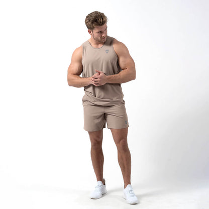 Performance Shorts - Taupe