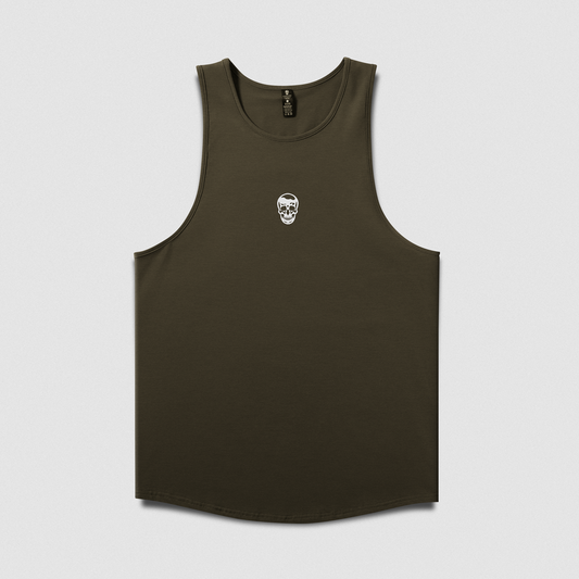 Axis Scoop Hem Tank - OD Green
