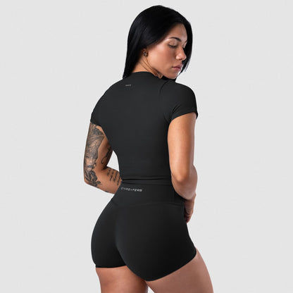 Axis Support Baby Tee - Black