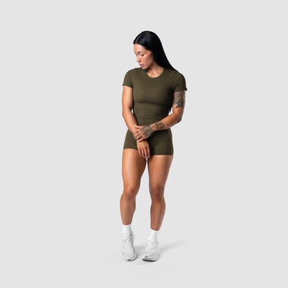 Axis Support Baby Tee - OD Green