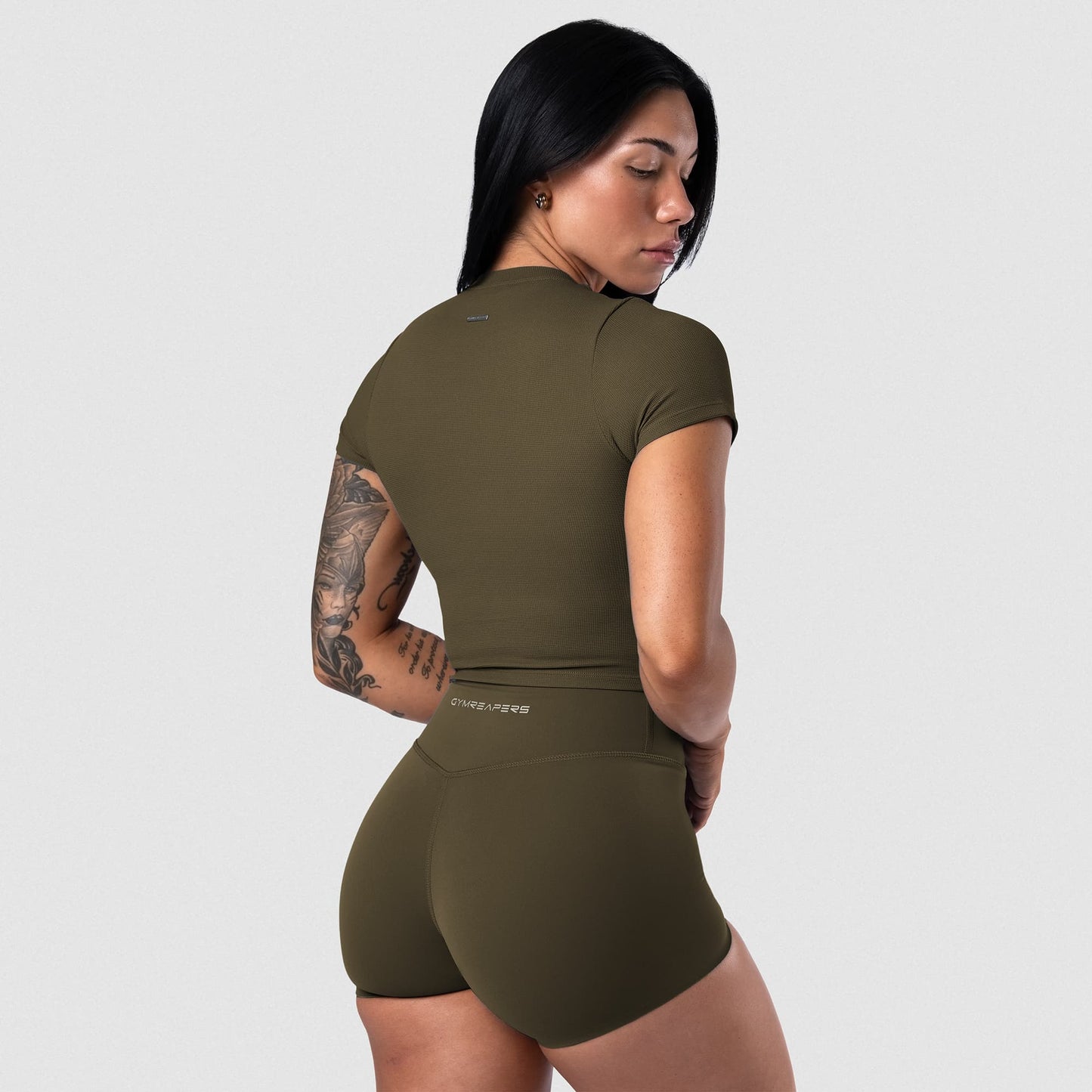 Axis Support Baby Tee - OD Green