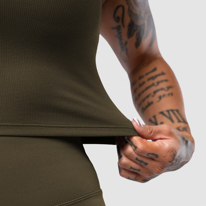 Axis Support Baby Tee - OD Green