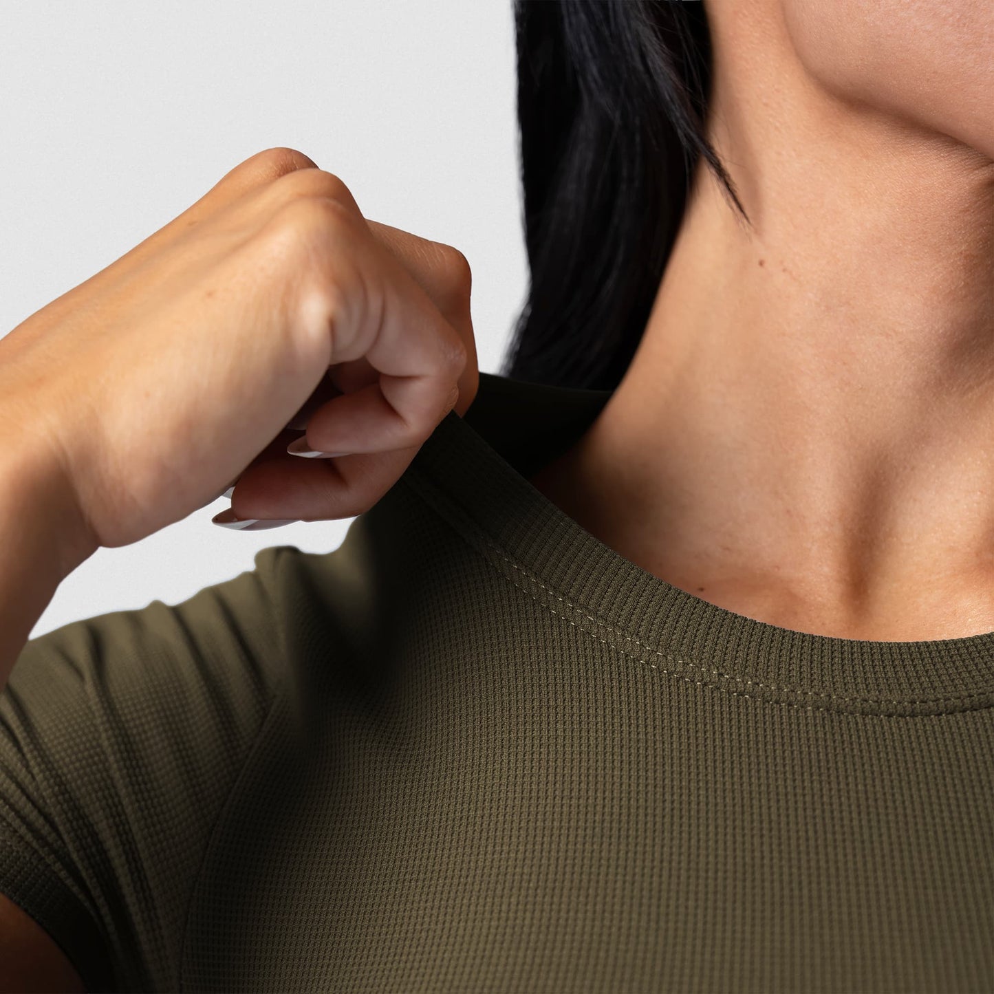 Axis Support Baby Tee - OD Green