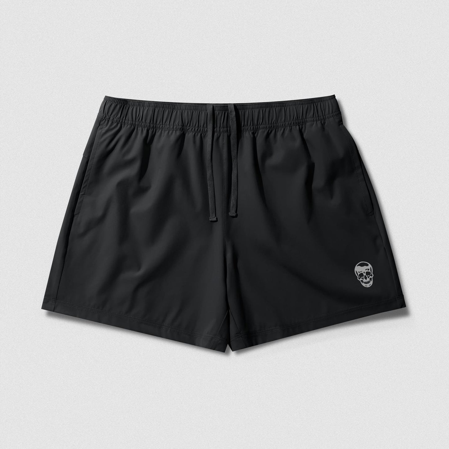Conquer 5" Shorts - Black/White