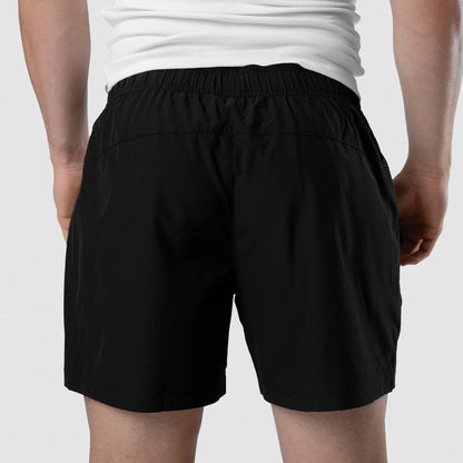 Conquer 5" Shorts - Black/White