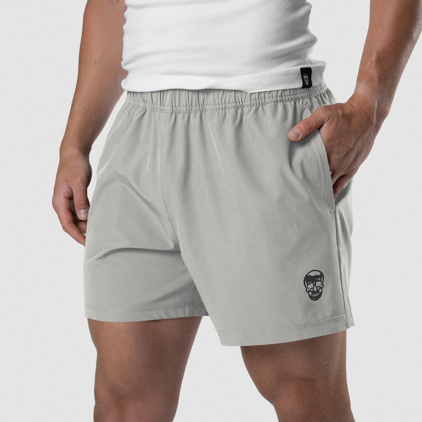 Conquer 5" Shorts - Gray