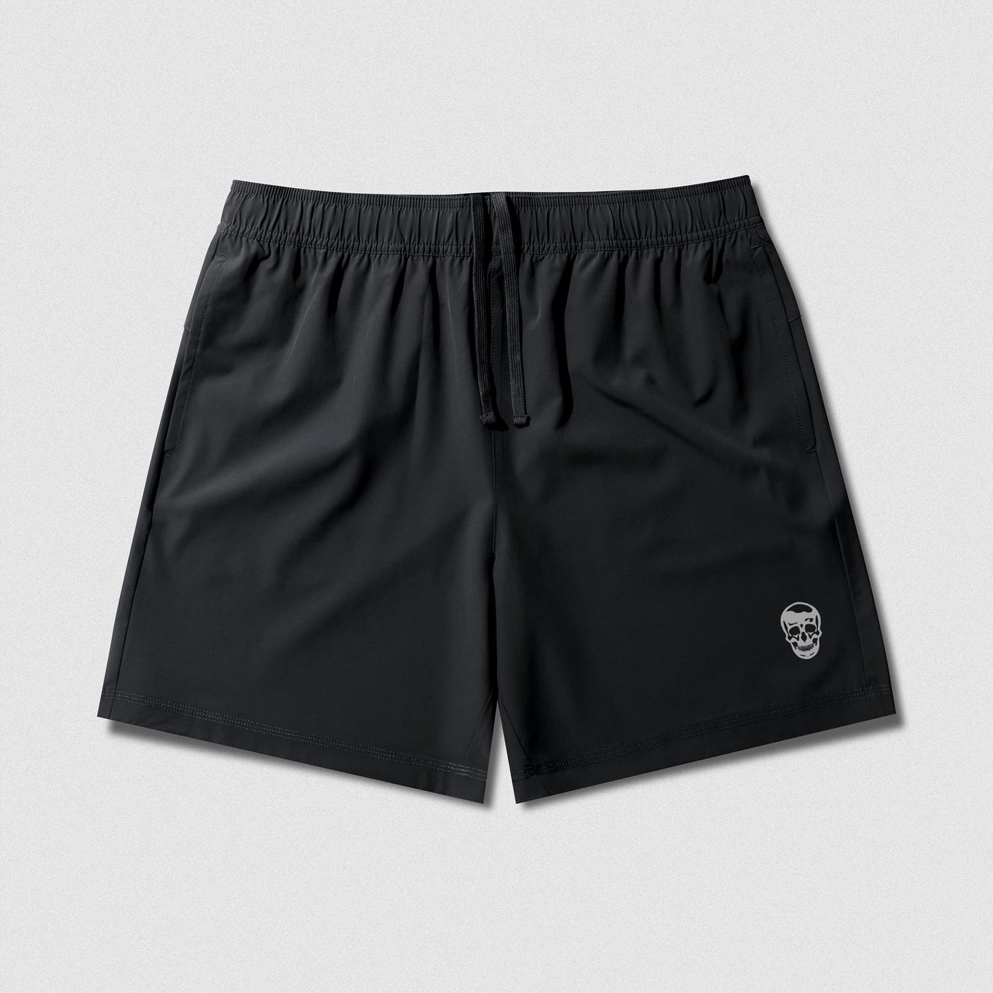 Conquer 7" Shorts - Black/White