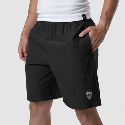 Conquer 9" Shorts - Black/White