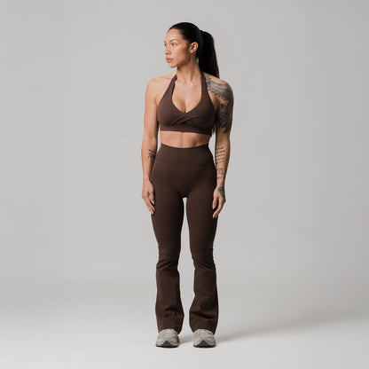 Axis Flare Leggings - Brown