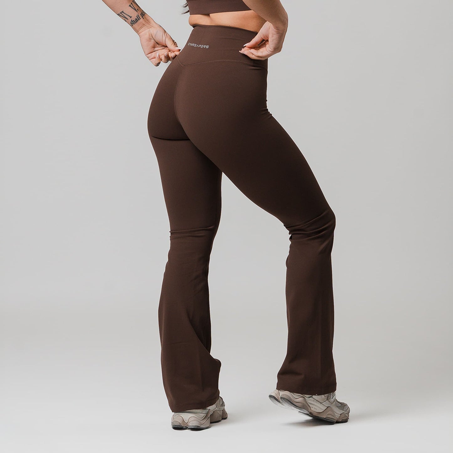 Axis Flare Leggings - Brown