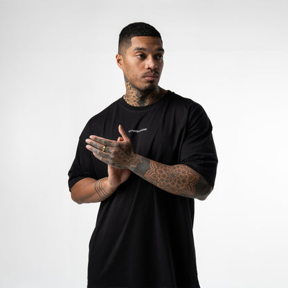 Axis Box Tee - Black/White