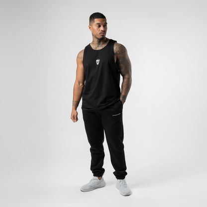 Axis Scoop Hem Tank - Black/White
