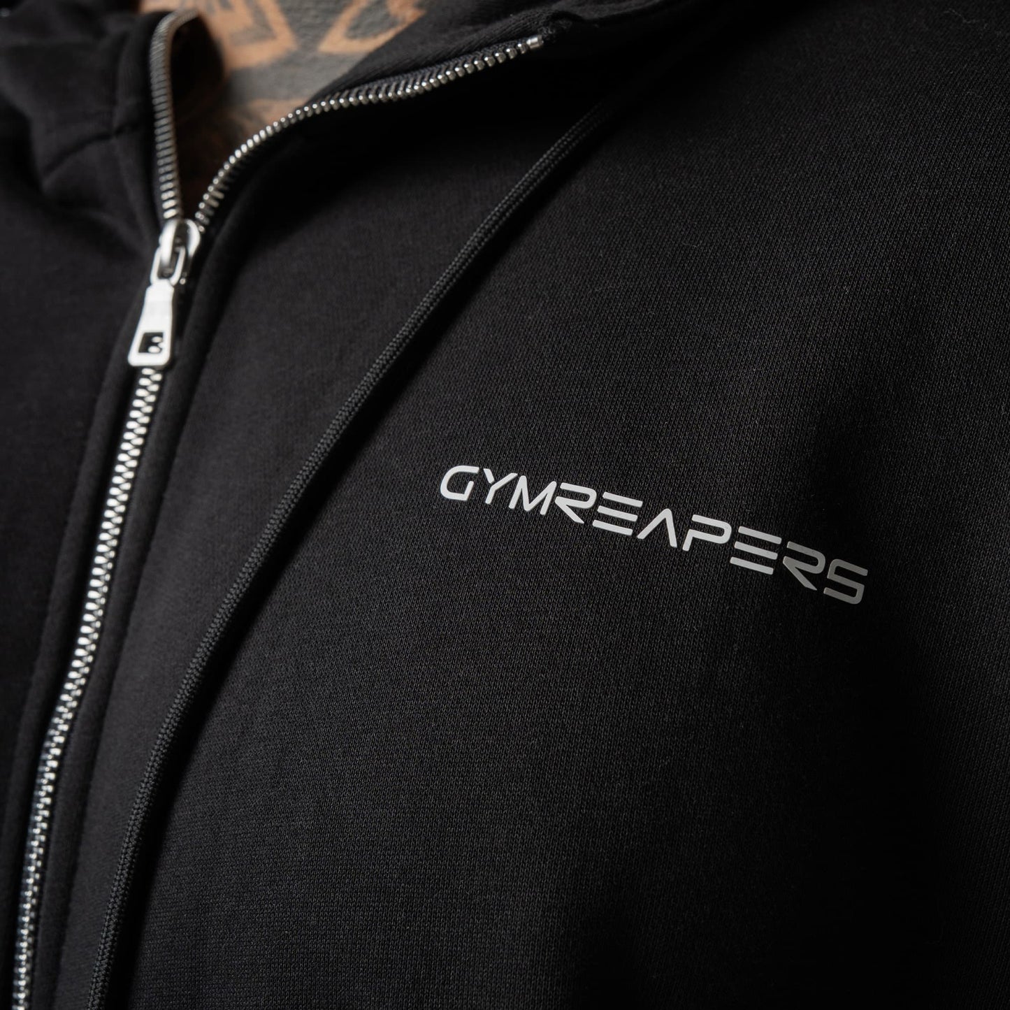 Axis Zip-Up Hoodie - Black/White
