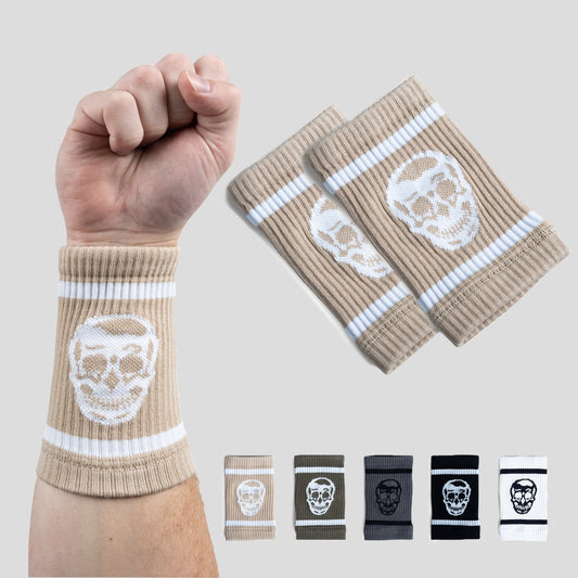 Skull Wrist Bands - Desert Sand