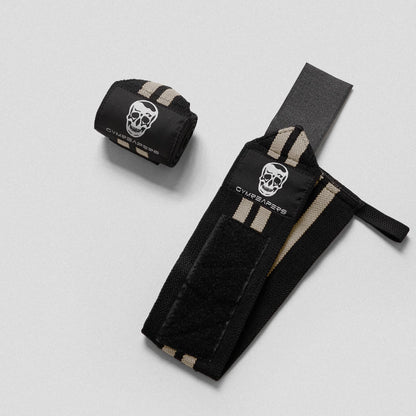Wrist Wraps - 18" Weightlifting Wrist Support - Desert Sand