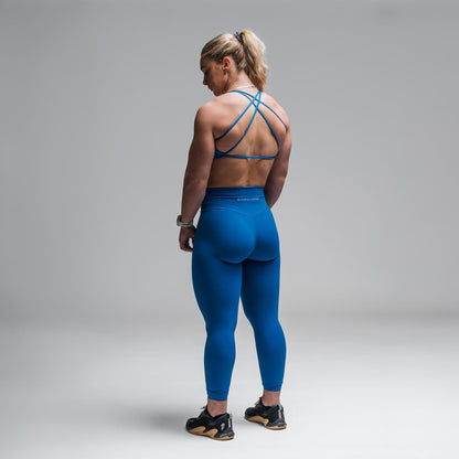 Axis Open Back Bra - Electric Blue