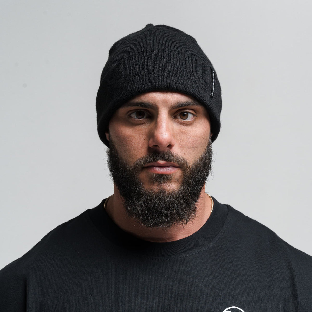 Core Knit Cuff Beanie - Black