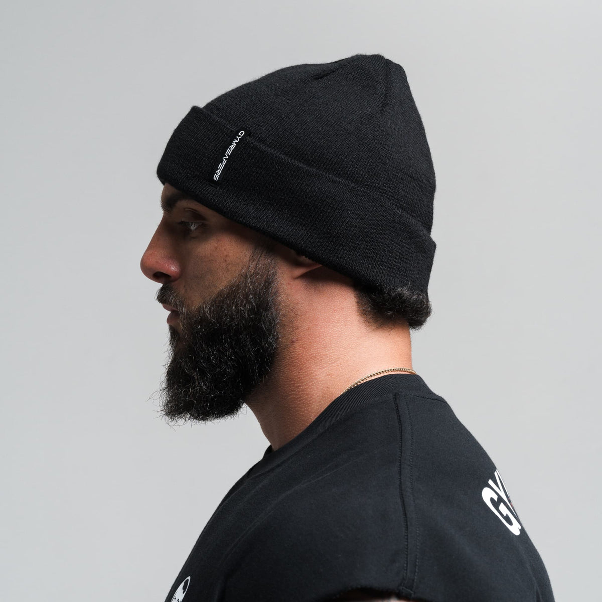 Core Knit Cuff Beanie - Black