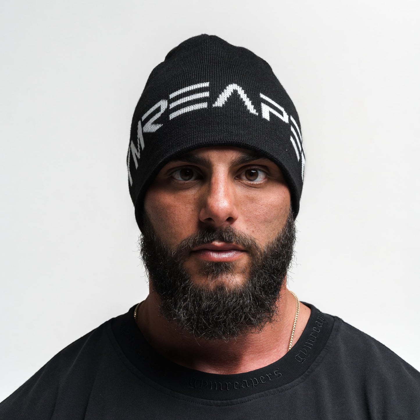 Core Logo Skull Cap Beanie - Black