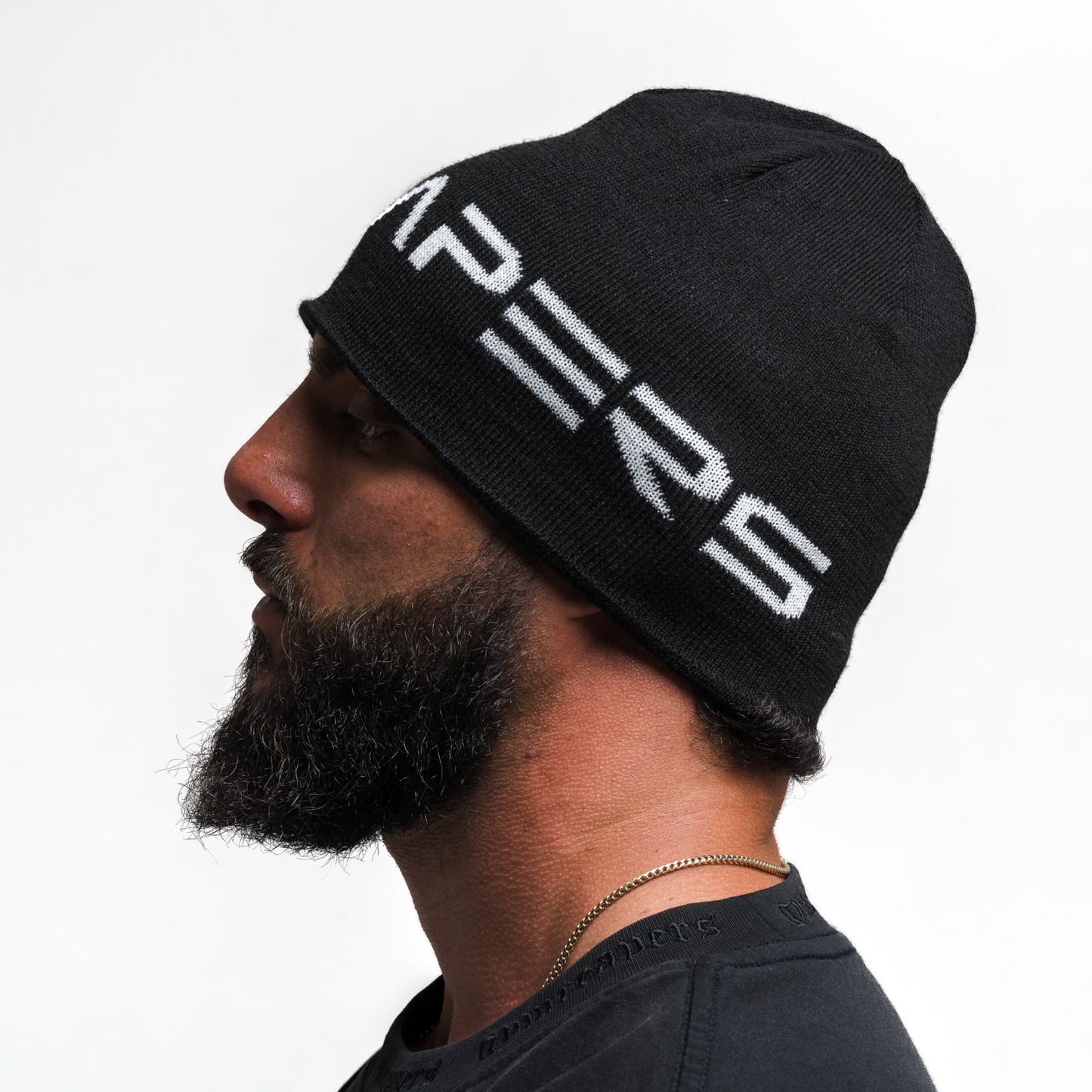 Core Logo Skull Cap Beanie - Black