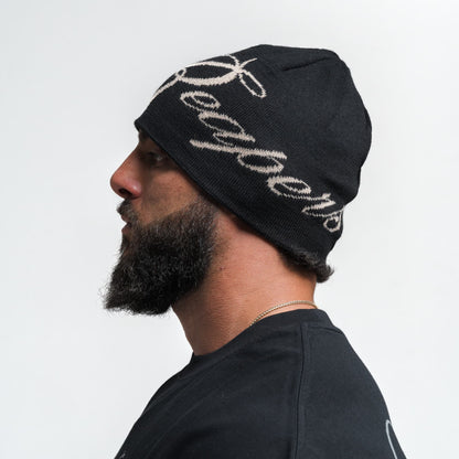 Reapers Skull Cap Beanie - Black/Tan
