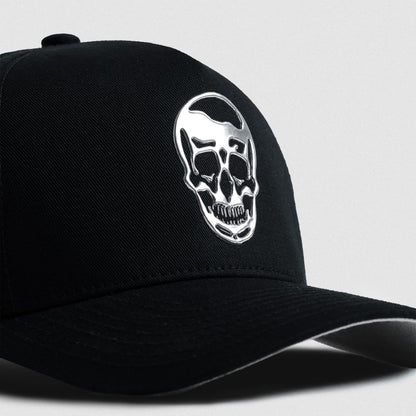 5-Panel Chrome Skull Hat