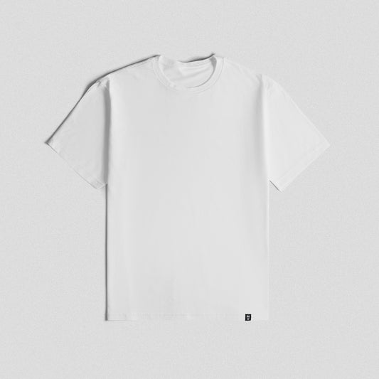 Clip Tag Basic Tee - White