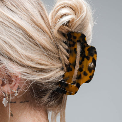 Large Claw Clip - Tortoise Shell Brown
