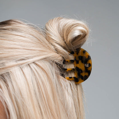 Small Claw Clip - Tortoise Shell Brown