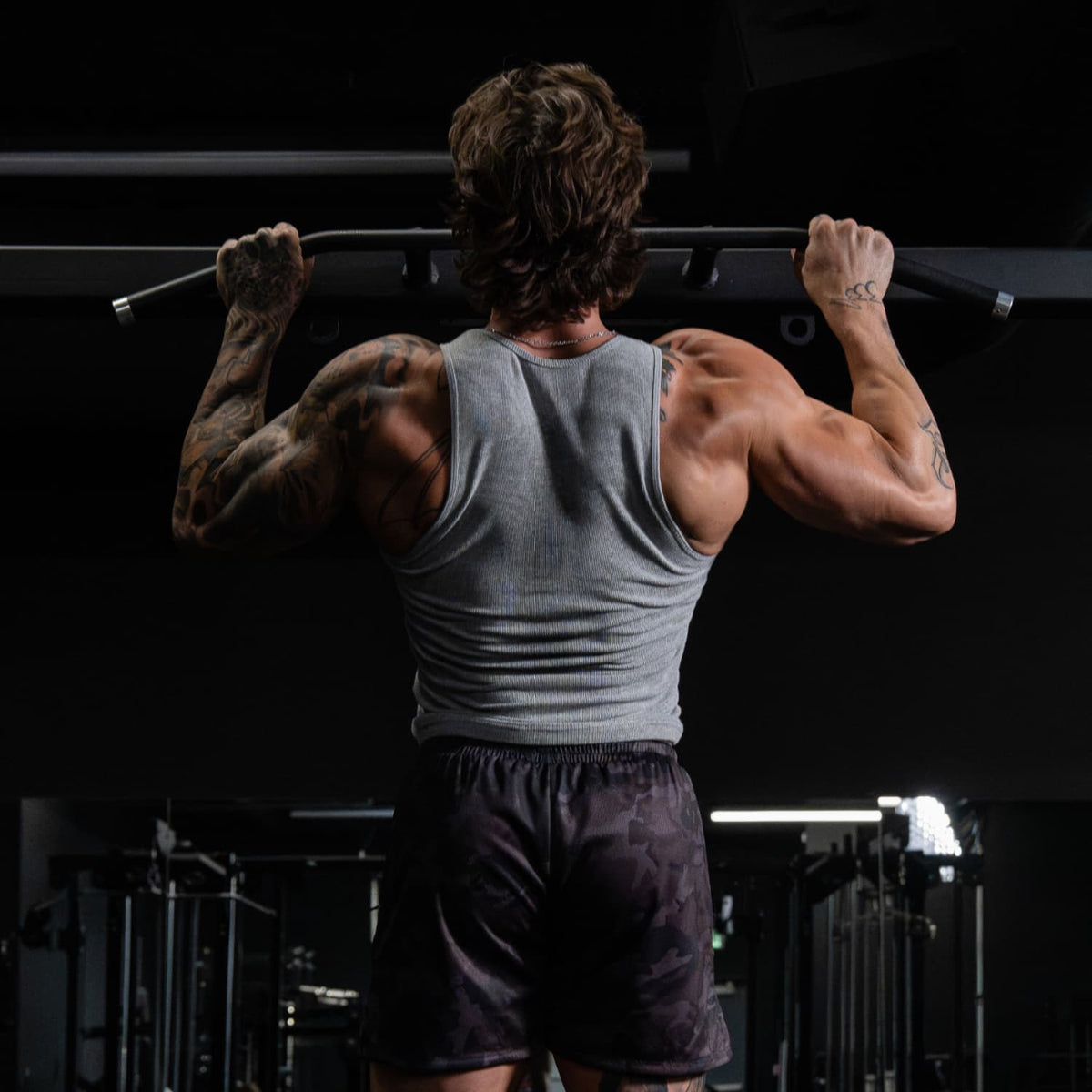 Men's Ribbed Tank 3-Pack - Black / Gray / White