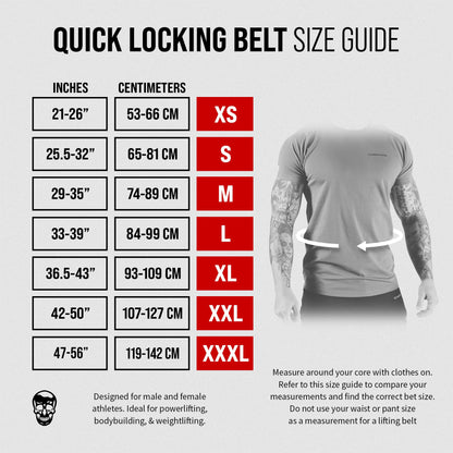 Quick Locking Weightlifting Belt | Premium Back Support - Desert Sand