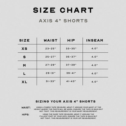 Axis 4" Shorts - Brown