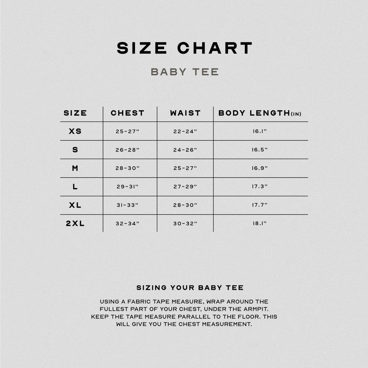 Axis Support Baby Tee - Black