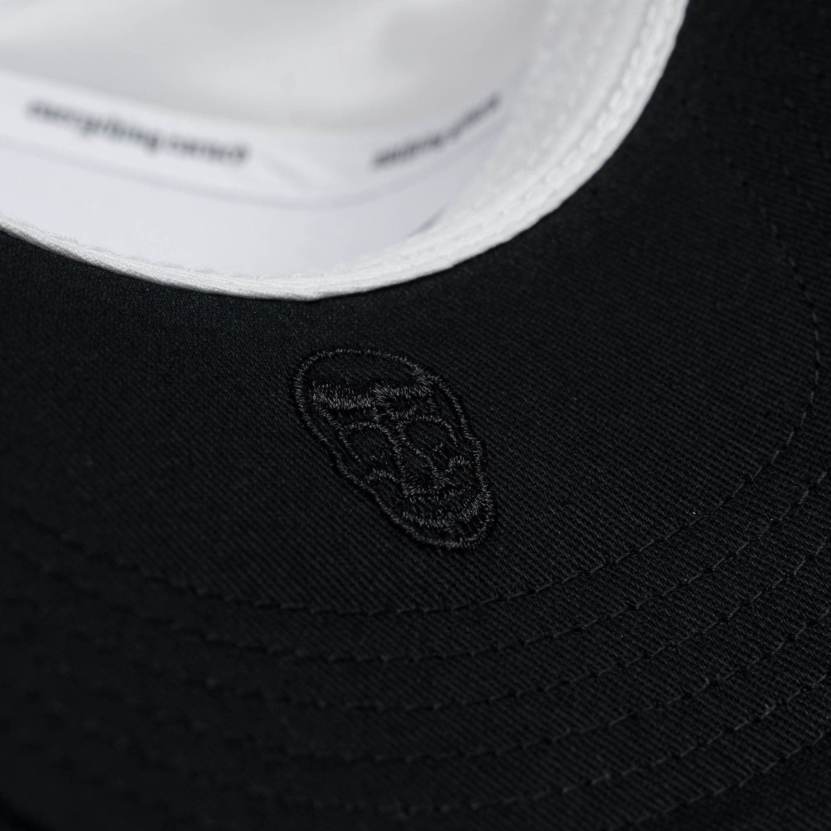 Reapers 5-Panel Cotton Hat - White/Black
