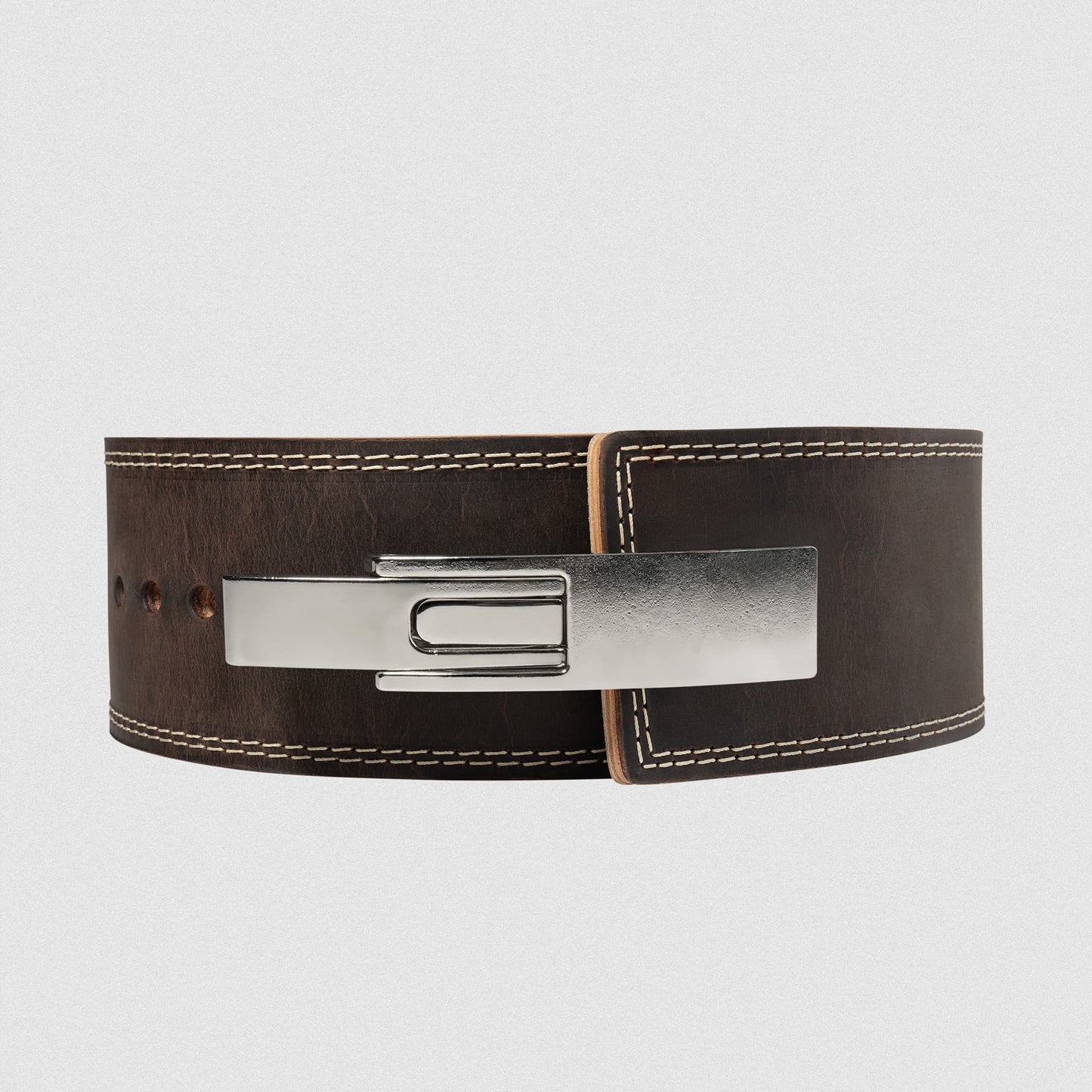 10MM Lever Belt - Cafe Leather