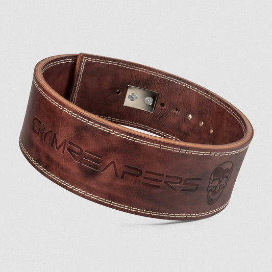 10MM Lever Belt - Cherry Leather