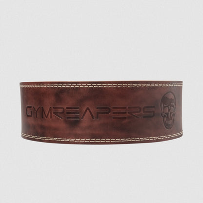 10MM Lever Belt - Cherry Leather