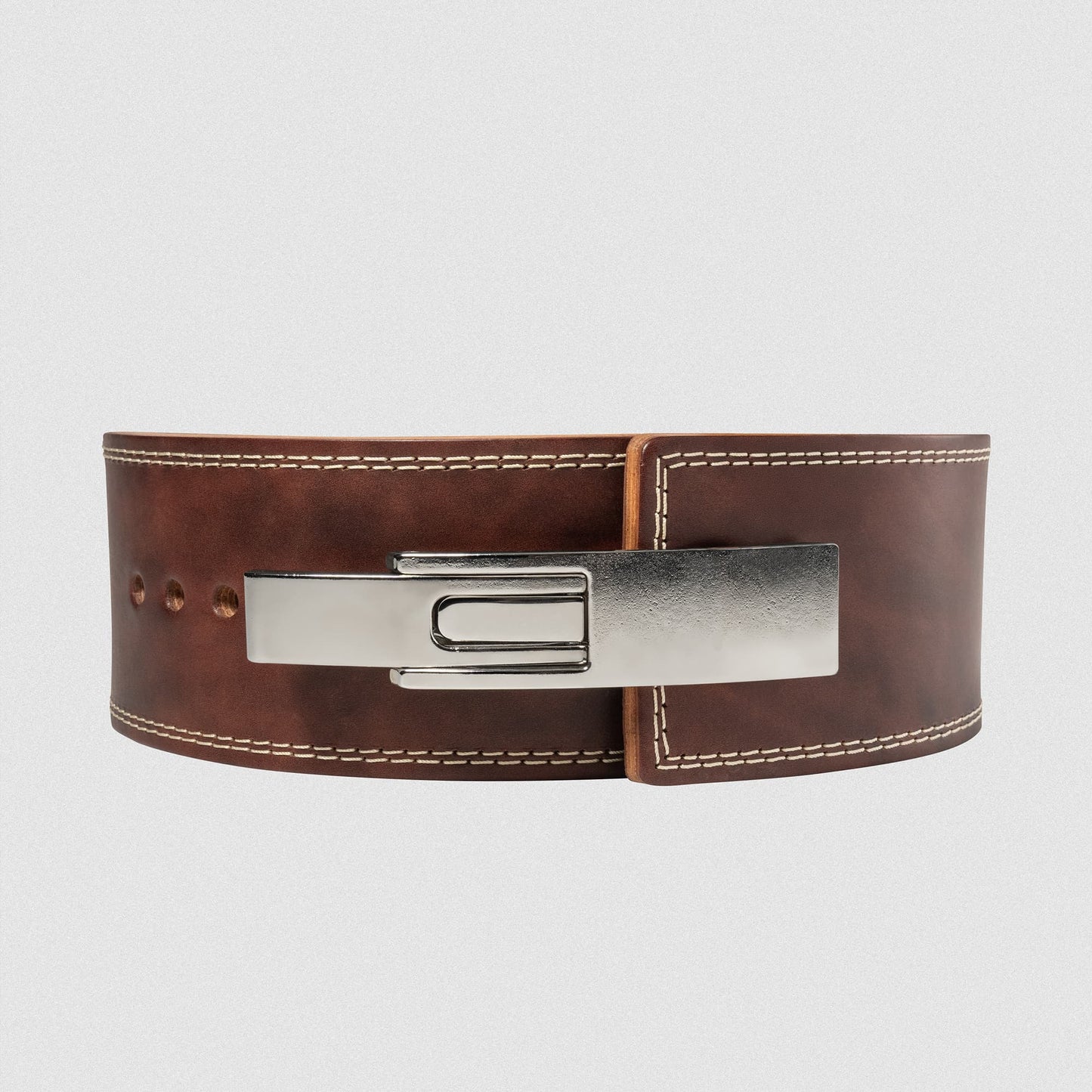 10MM Lever Belt - Cherry Leather